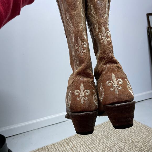 Corral Honey Cortez Boots Embroidered Snip Toe Cowboy Boots Womens SZ 7.5 EUC - Picture 8 of 11